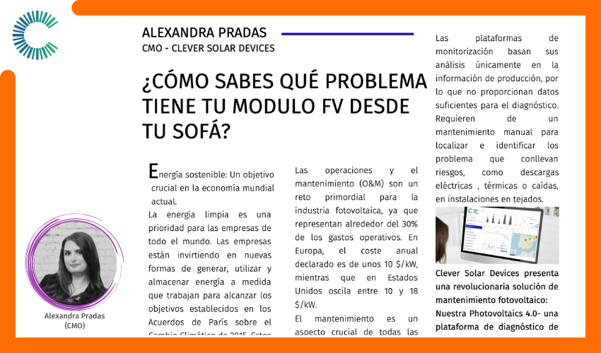 ¿Cómo sabes qué problema tiene tu módulo FV desde tu sofá?